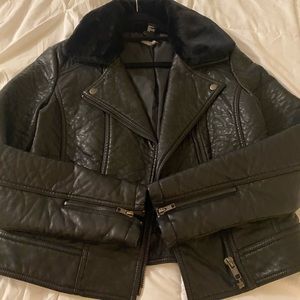Vegan leather jacket